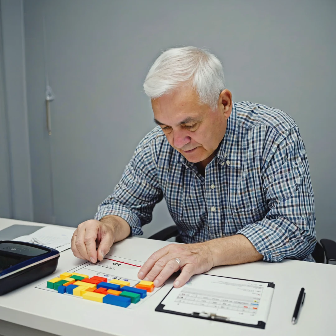 An older adult being supported through a conversation related to sexual behavior, swearing, and socially inappropriate